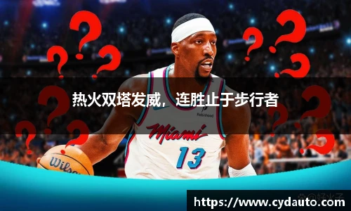 热火双塔发威，连胜止于步行者